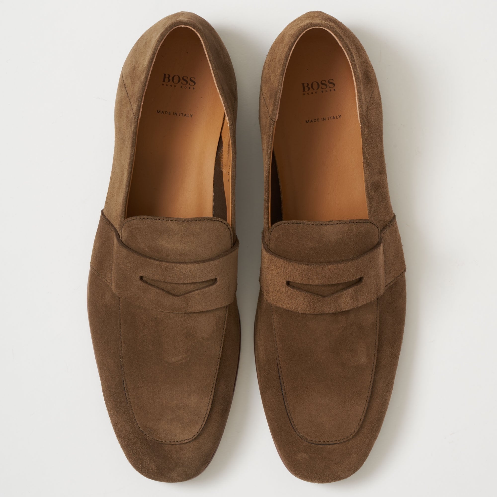 Boss Suede Safari Loafer - Brown