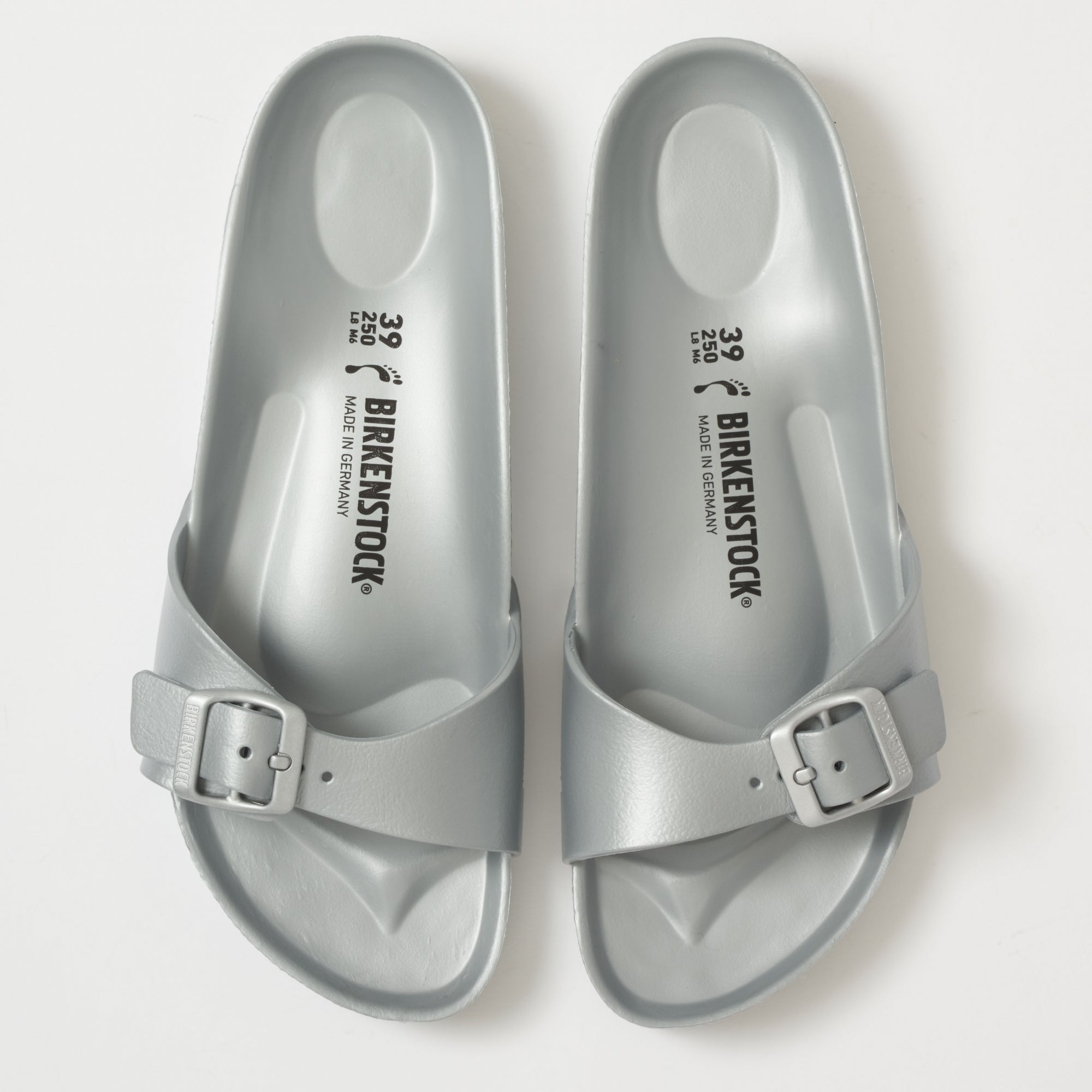 Birkenstock Womens Silver Madrid EVA Sandals