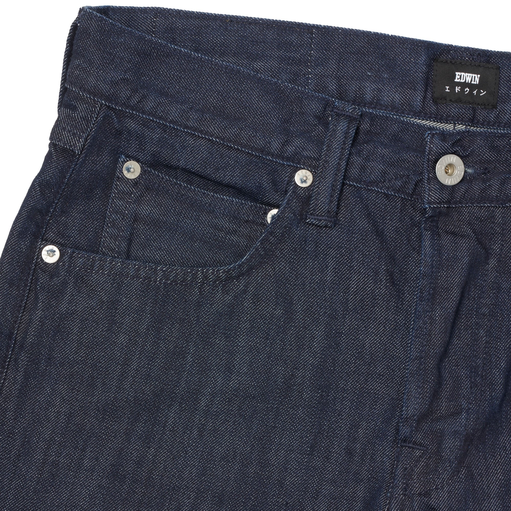 Edwin ED-55 Kingston Blue Denim - Rinsed