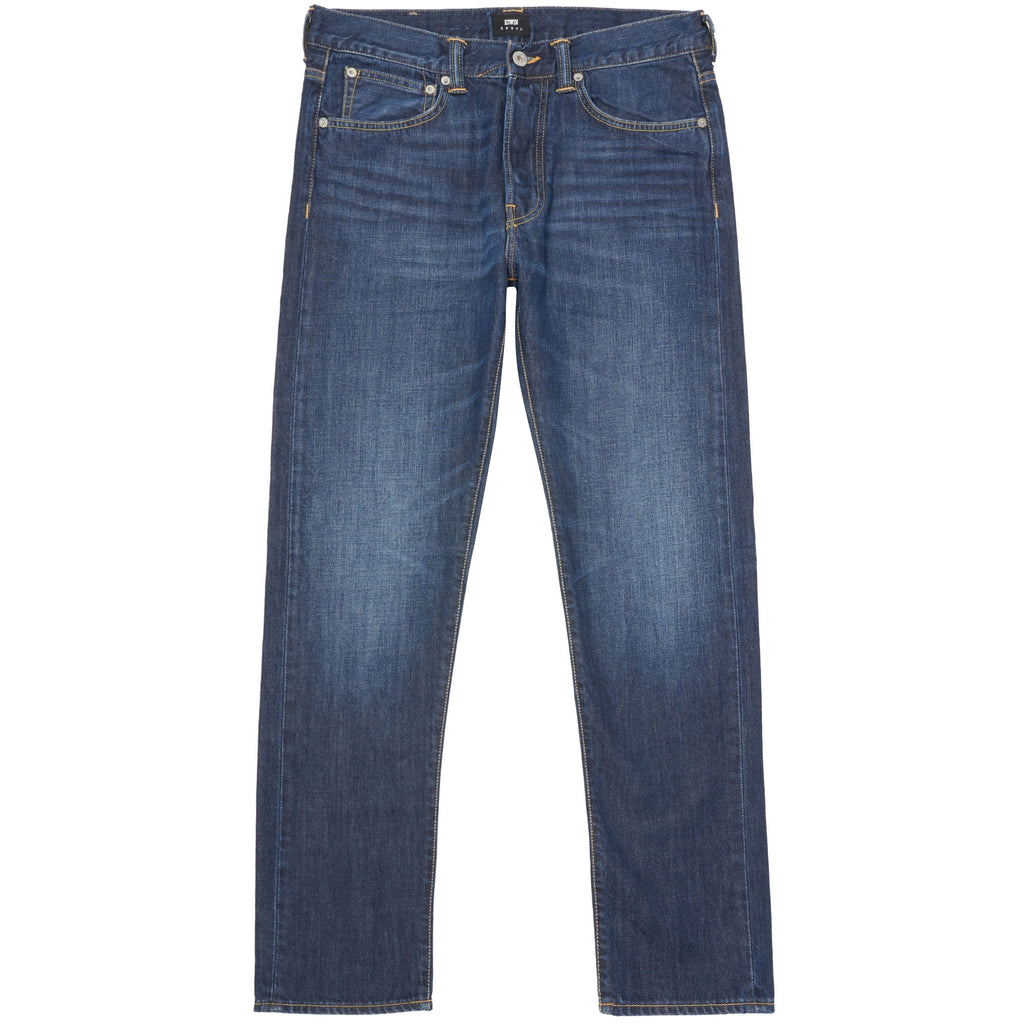 Edwin ED-80 Kingston Blue Denim - Mid Coal Wash