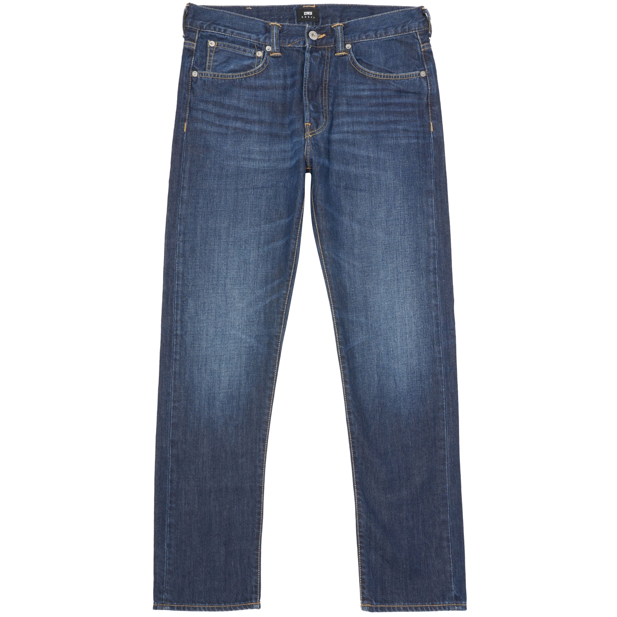 Edwin ED-80 Kingston Blue Denim - Mid Coal Wash