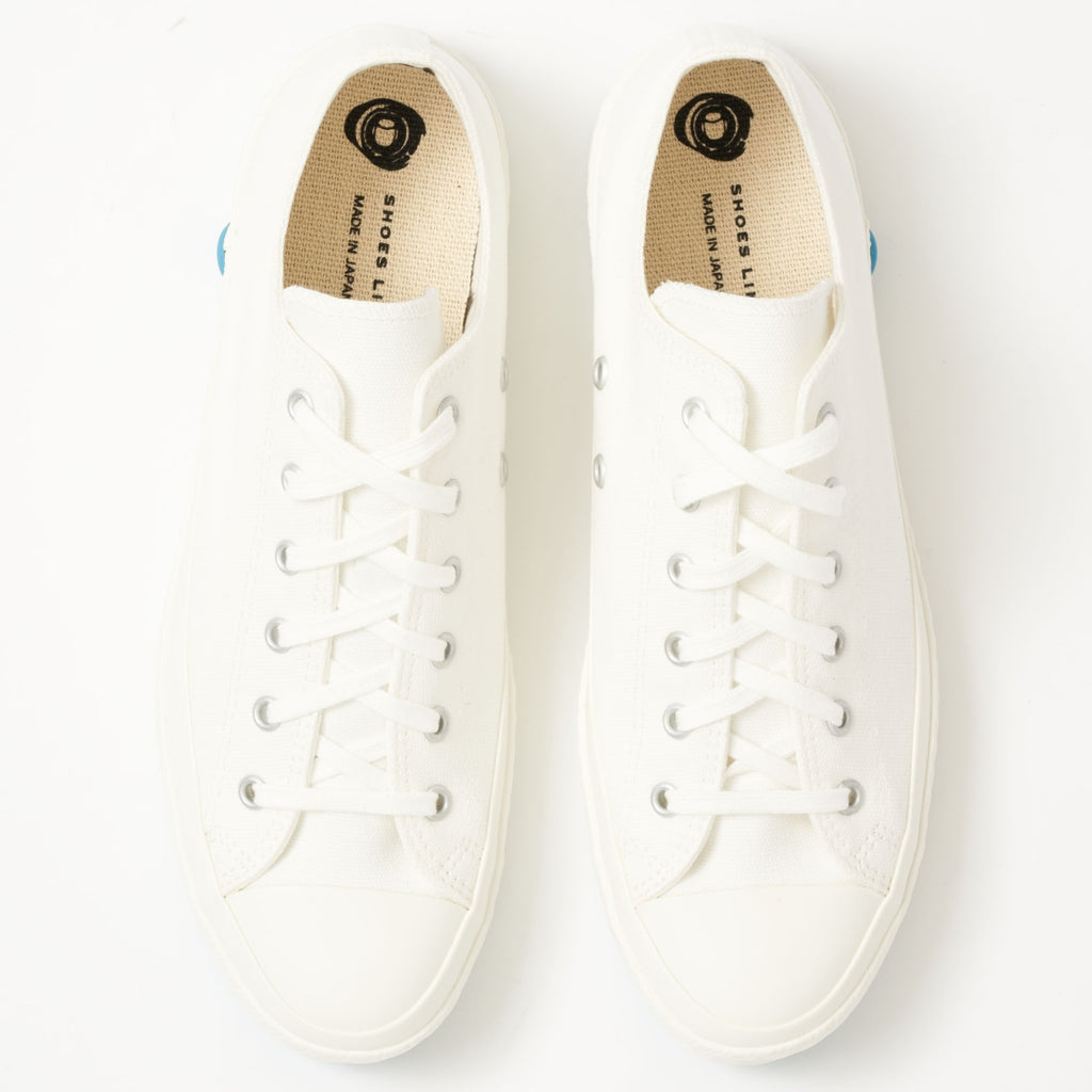 01JP Canvas Sneakers - Pure White
