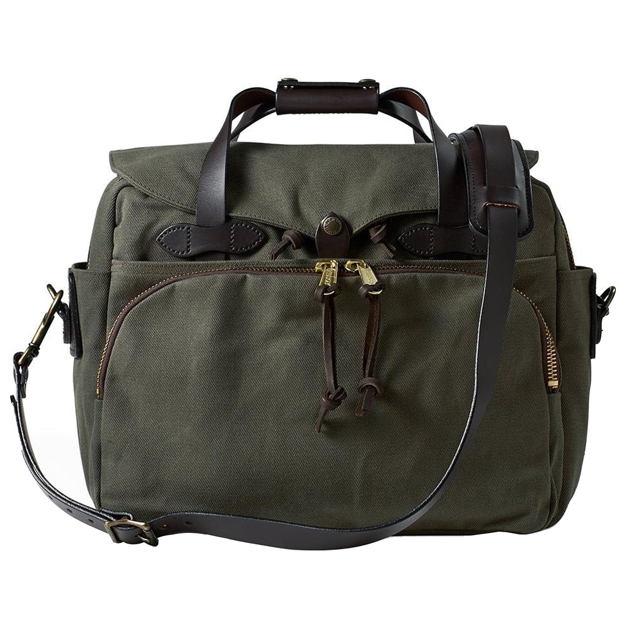 Filson Otter Green Rugged Twill Padded Computer Bag