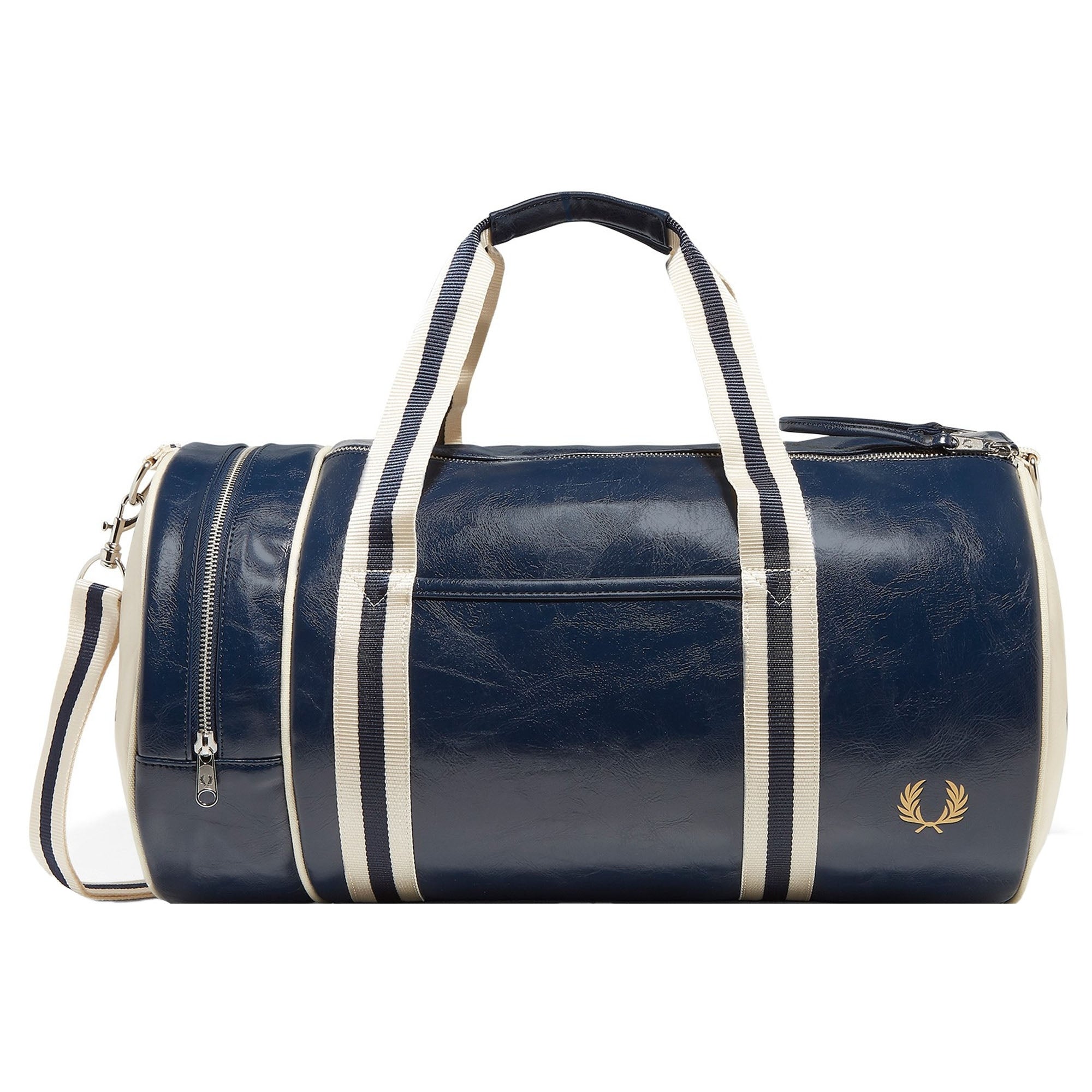 Fred Perry Navy Classic Barrel Bag
