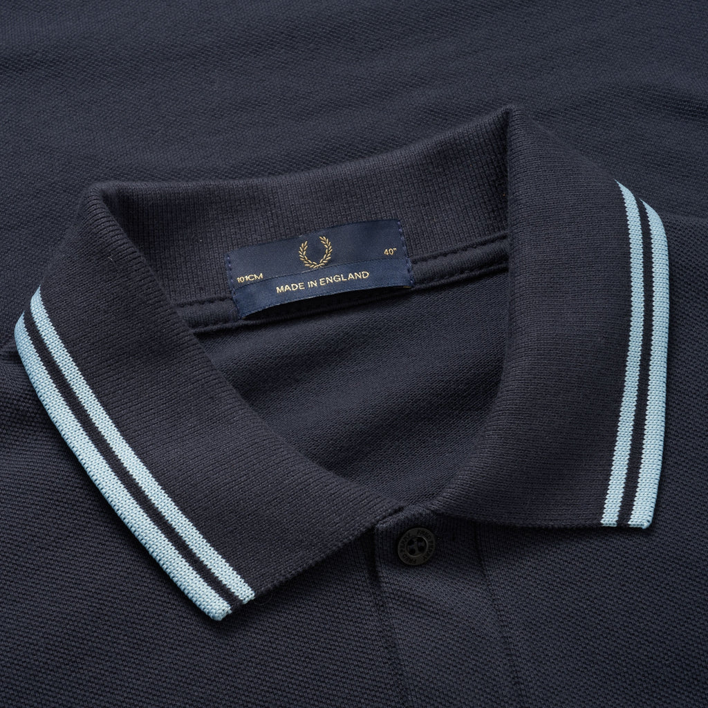 Fred Perry Reissues M12 Twin Tipped Polo Shirt - Navy