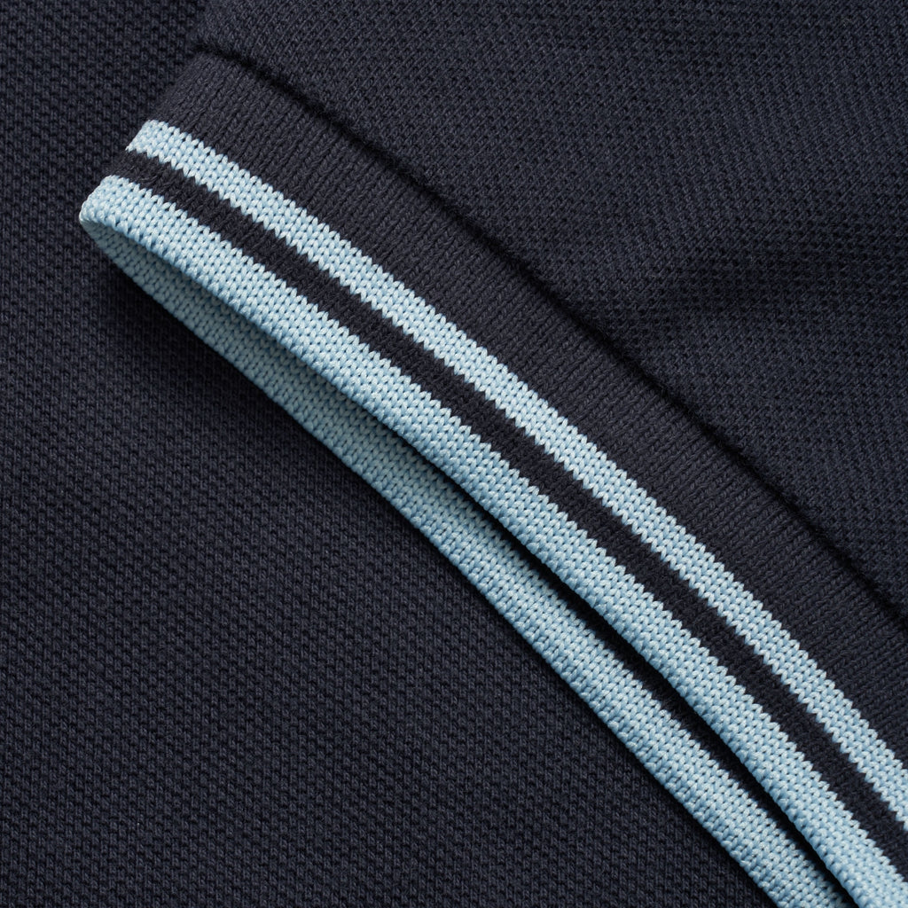 Fred Perry Reissues M12 Twin Tipped Polo Shirt - Navy