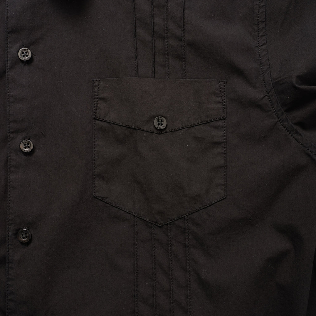 Edwin Black Guayabera Shirt