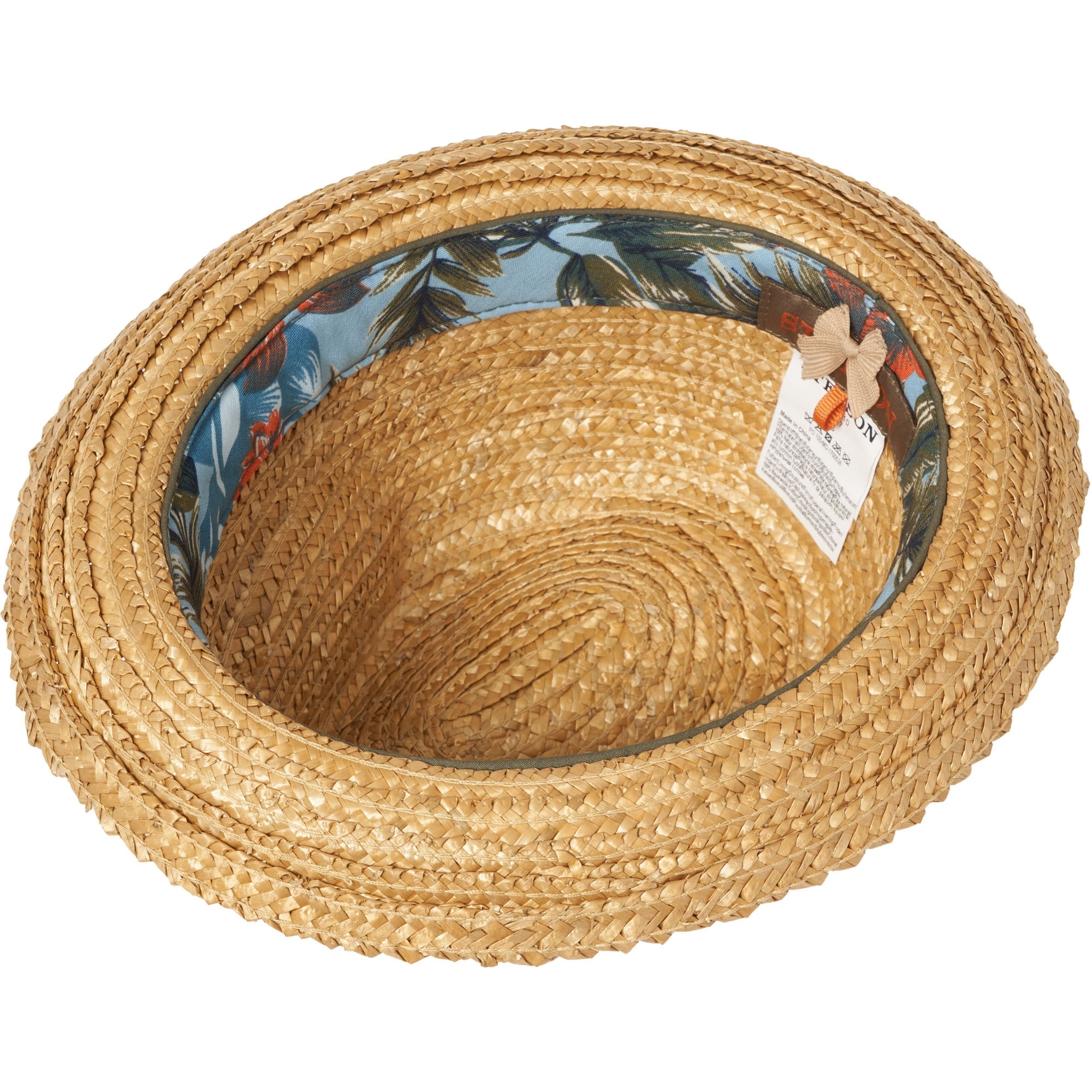Stetson Hats Wheat Player Vintage Straw Fedora Hat