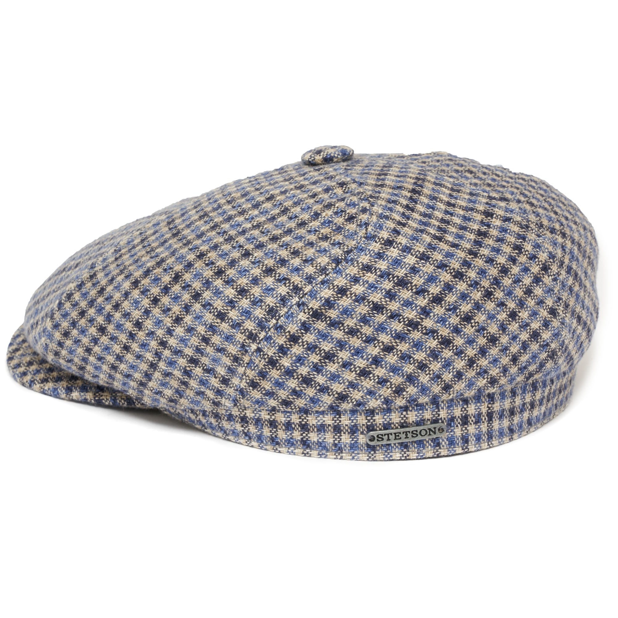 Check Varysburg Flat Cap- Blue
