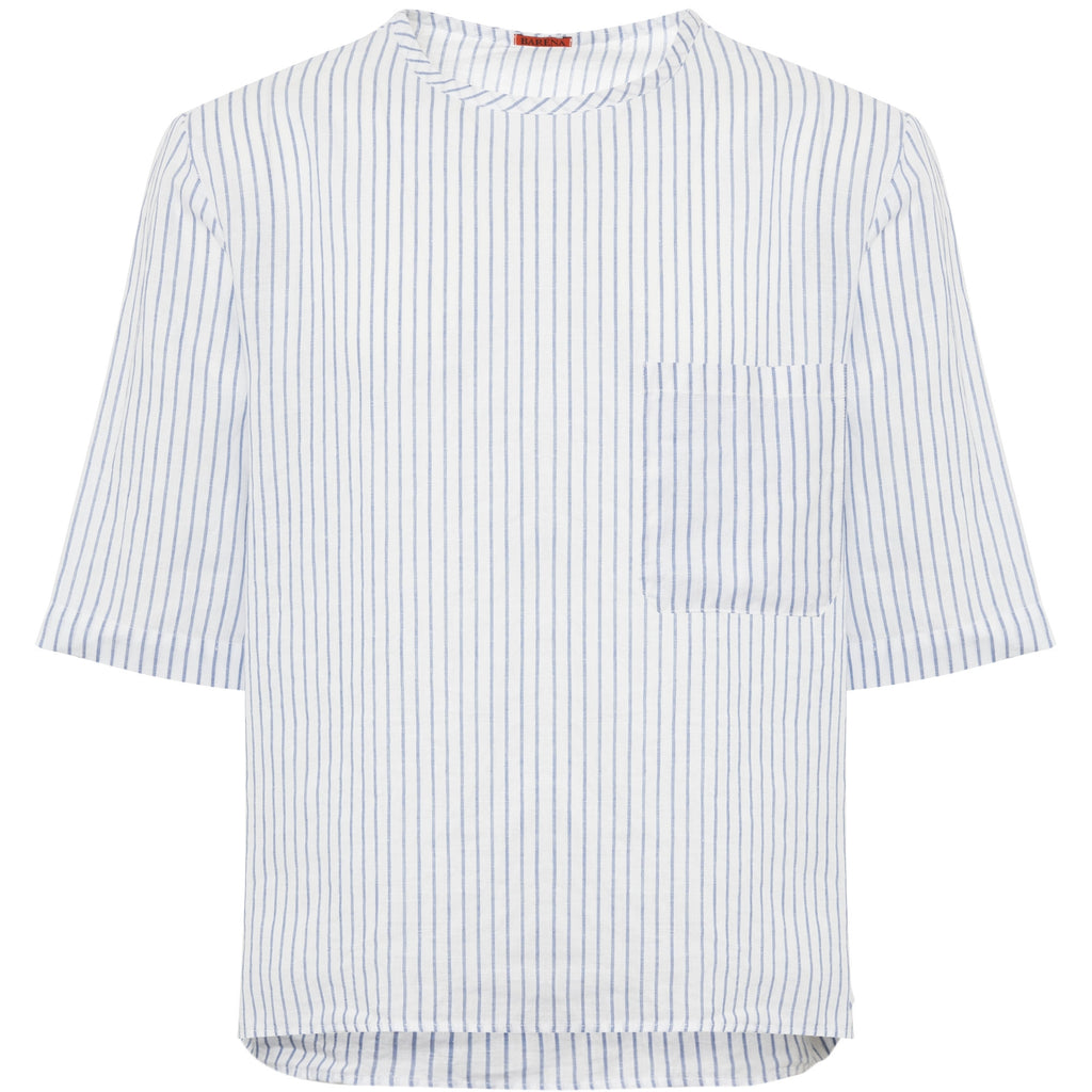 Barena Venezia Bianco Corso Collarless Shirt - White