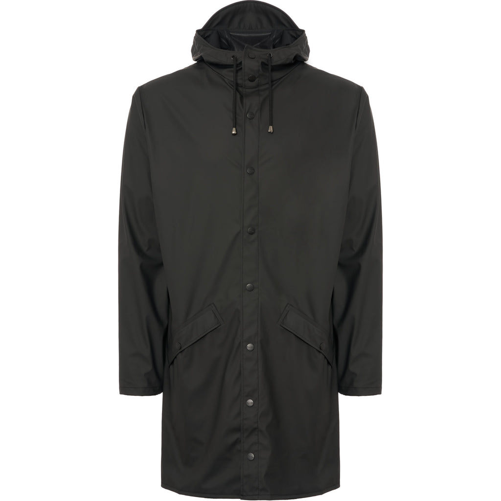 Rains Long Jacket - Black