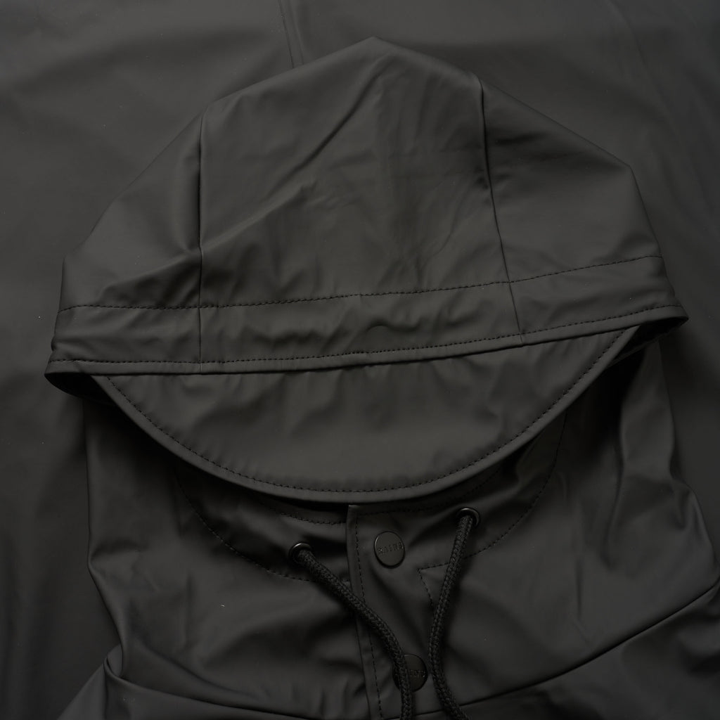 Rains Long Jacket - Black