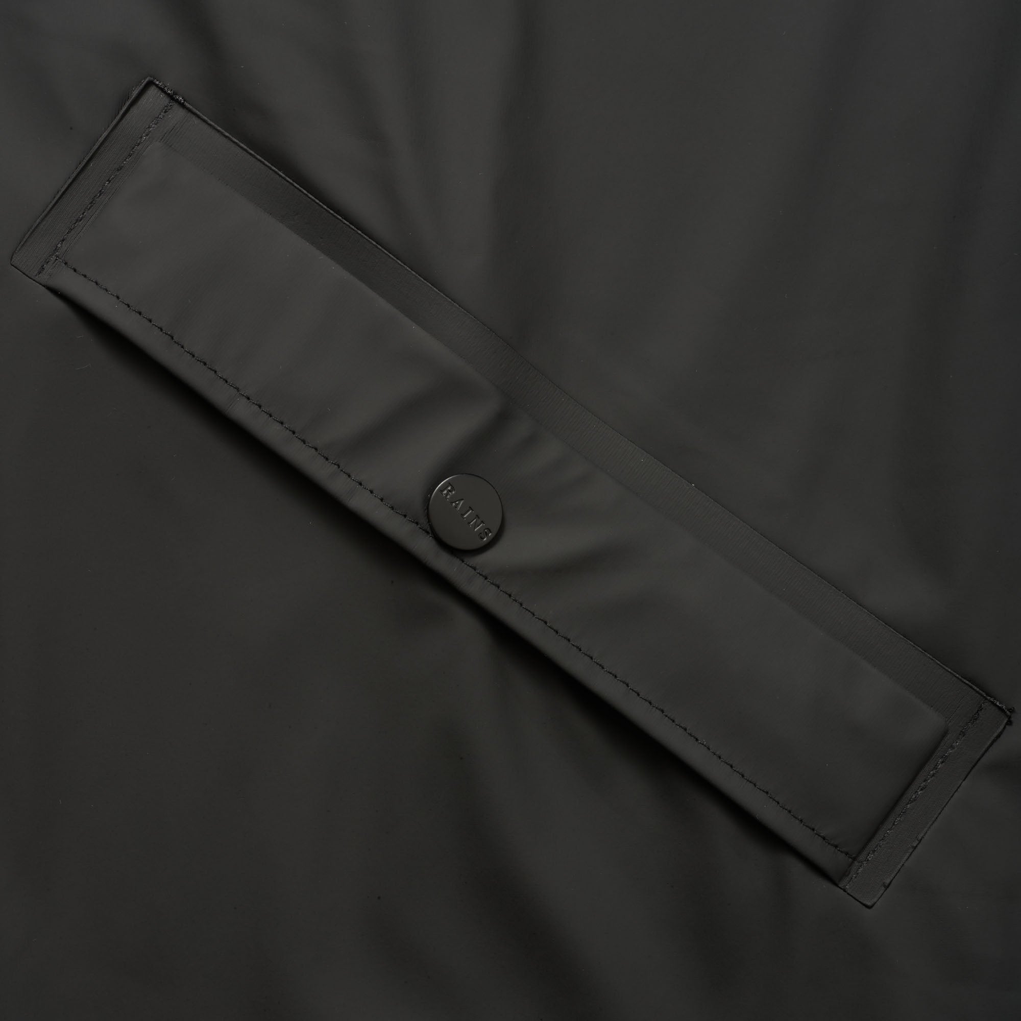 Rains Long Jacket - Black