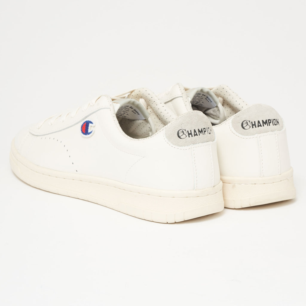 Champion 919 Low Top 'C' Patch Trainers - White