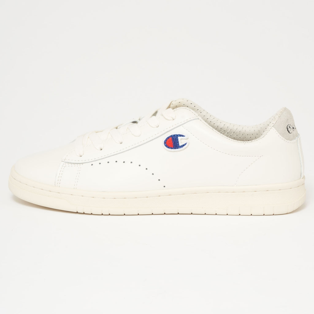 Champion 919 Low Top 'C' Patch Trainers - White