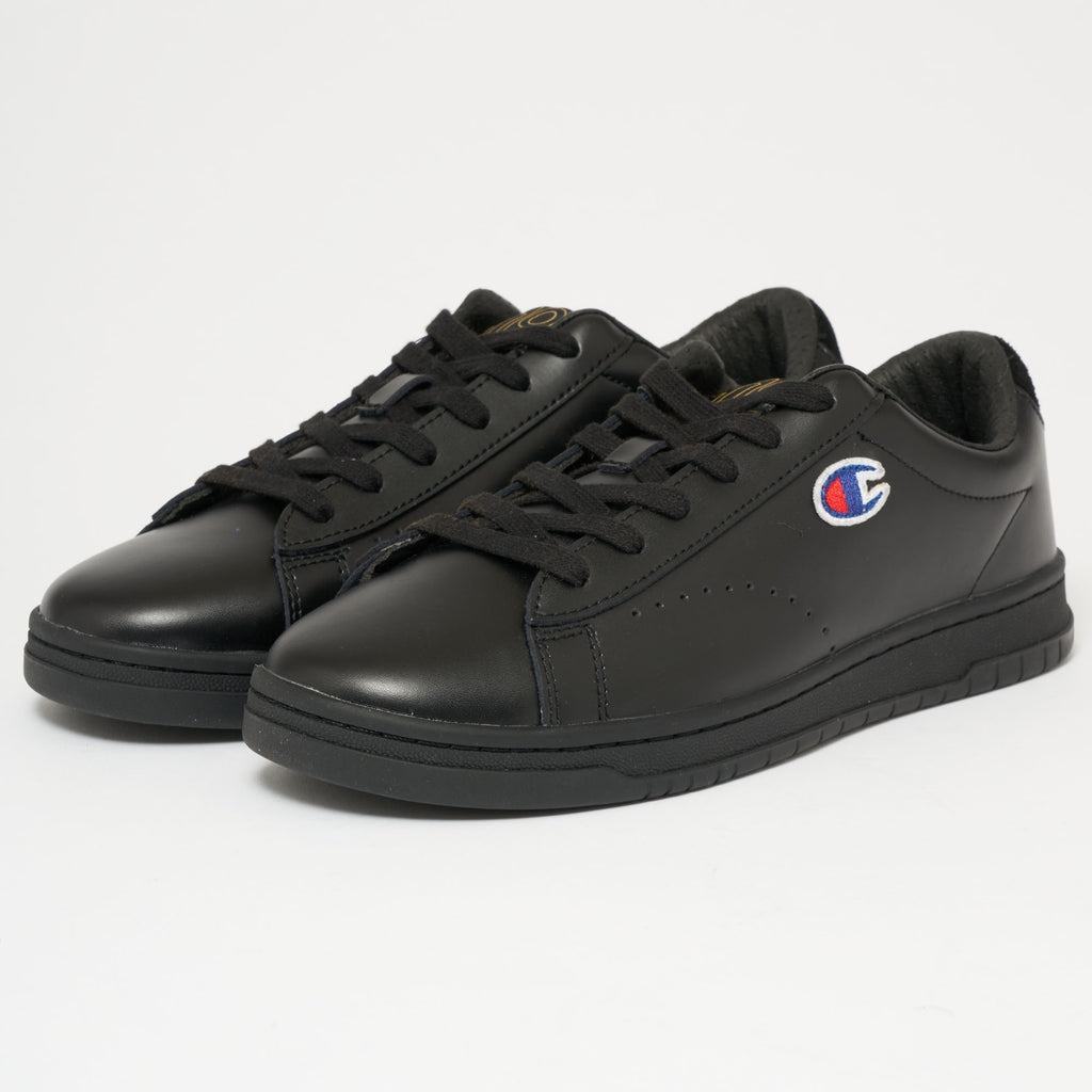 Champion 919 Low Top 'C' Patch Trainers - Black