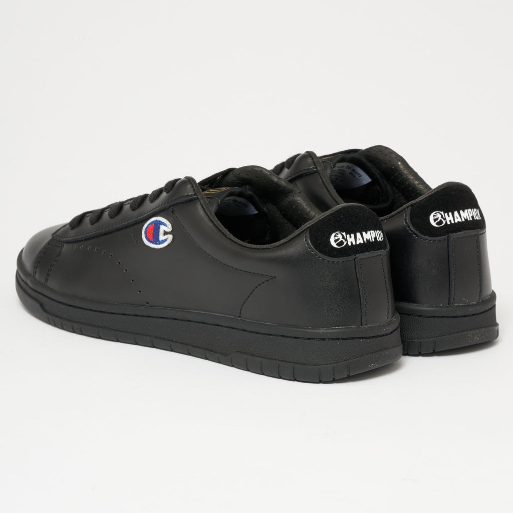 Champion 919 Low Top 'C' Patch Trainers - Black