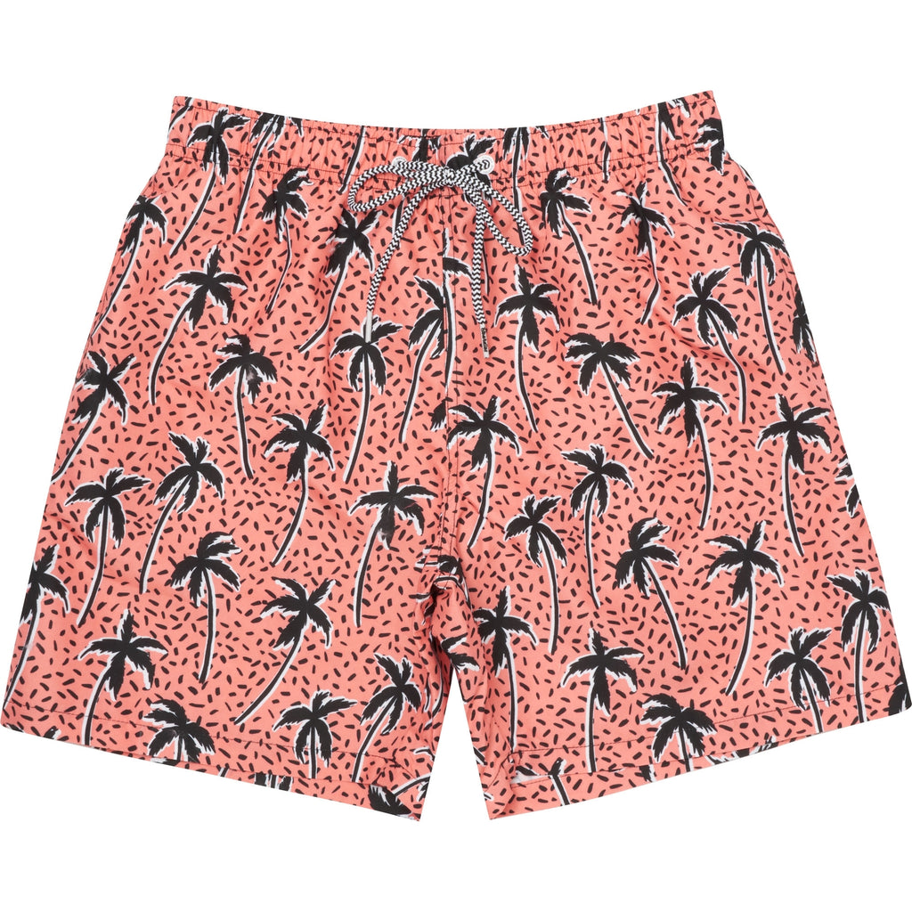 Boardies® Red Flair Palm Swim Shorts