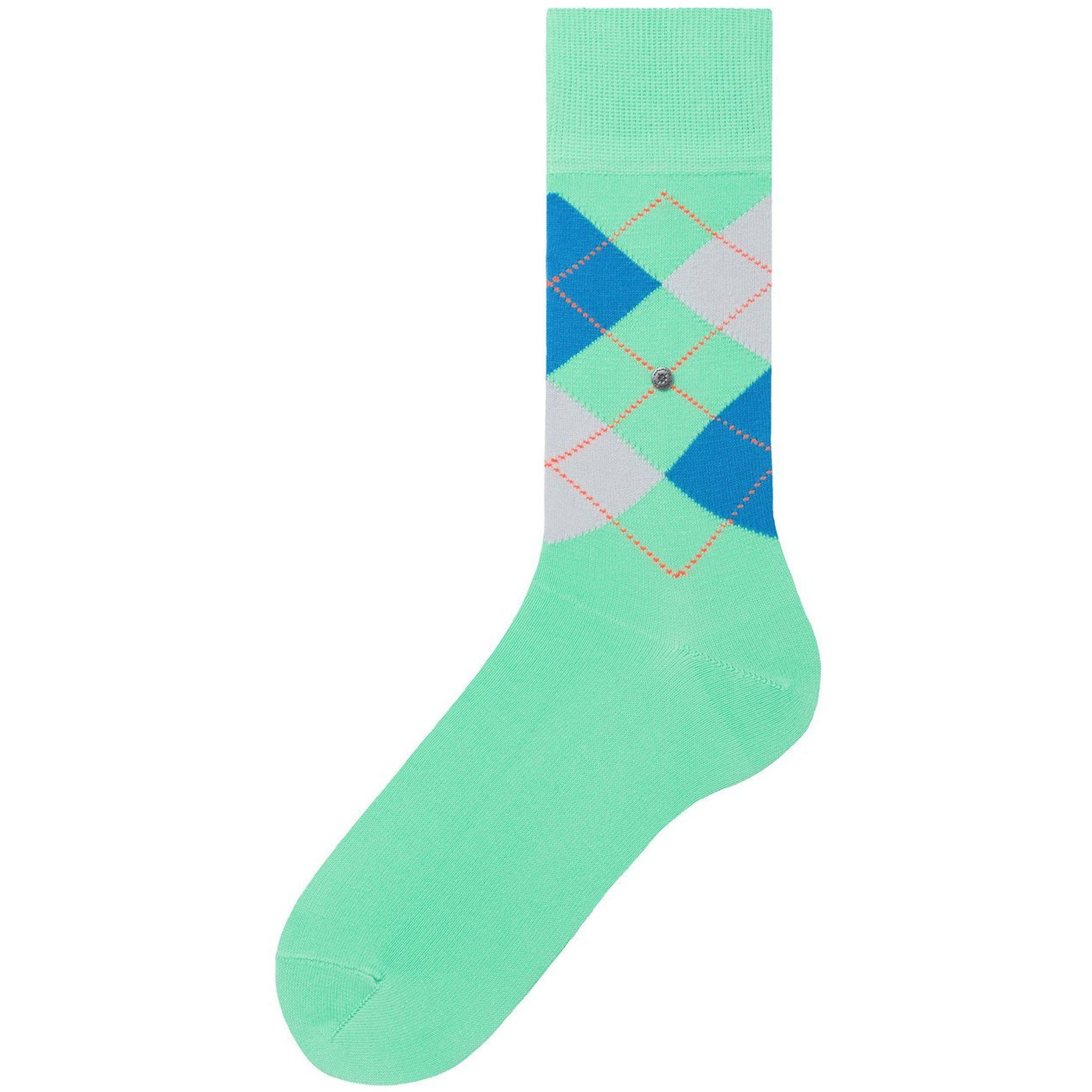 Burlington Socks Green King Argyle Socks