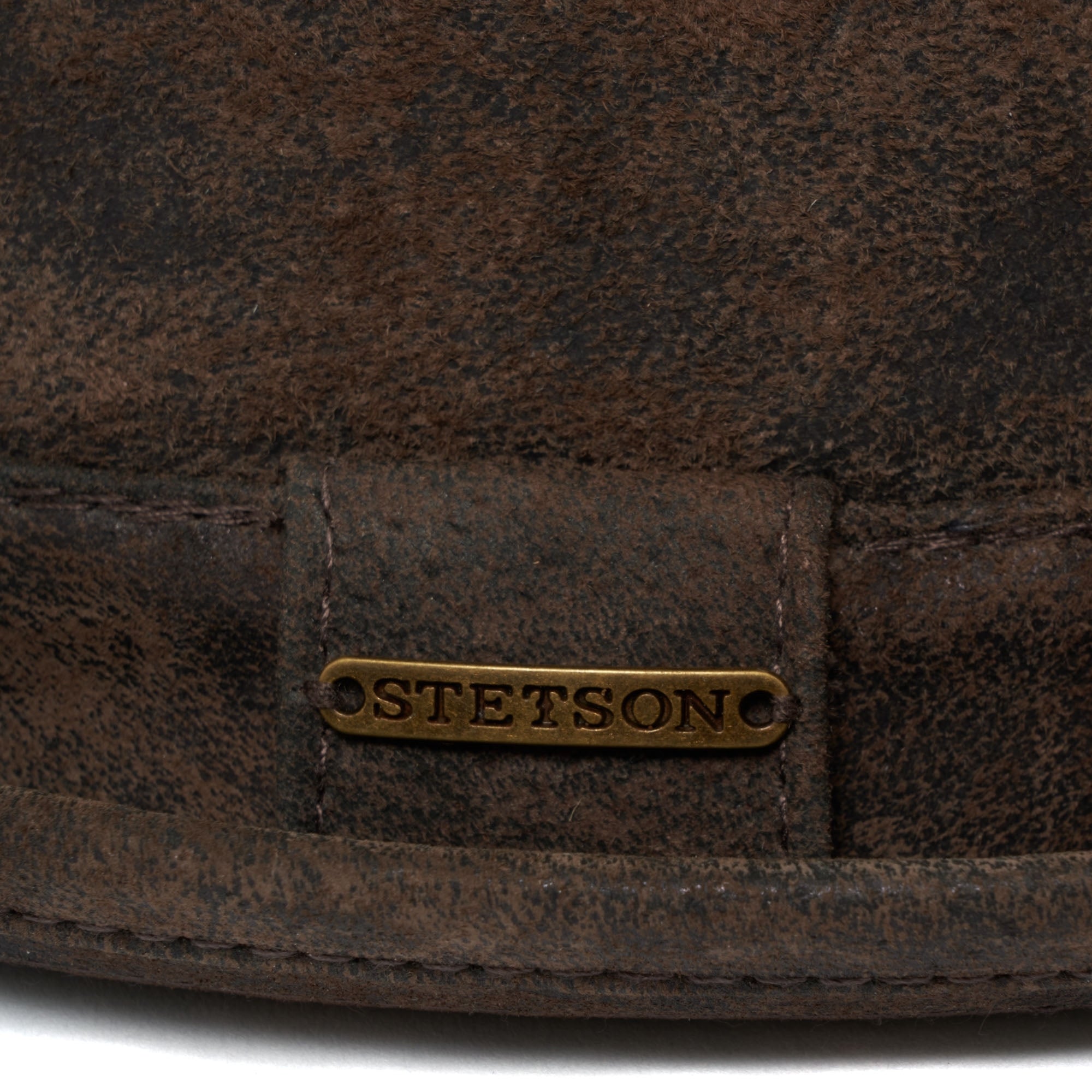 Stetson Hats Odenton Pork Pie Cloth Hat- Brown