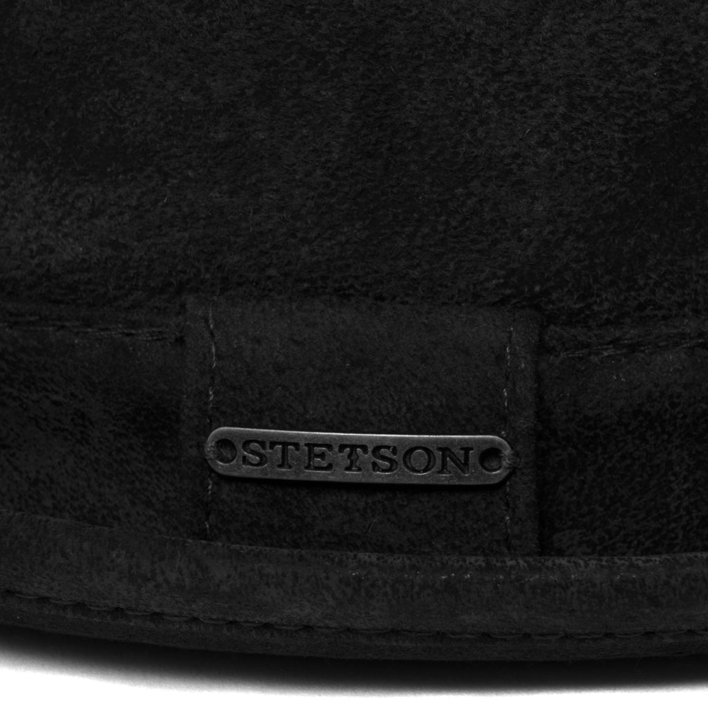 Odenton Pork Pie leather hat - Black