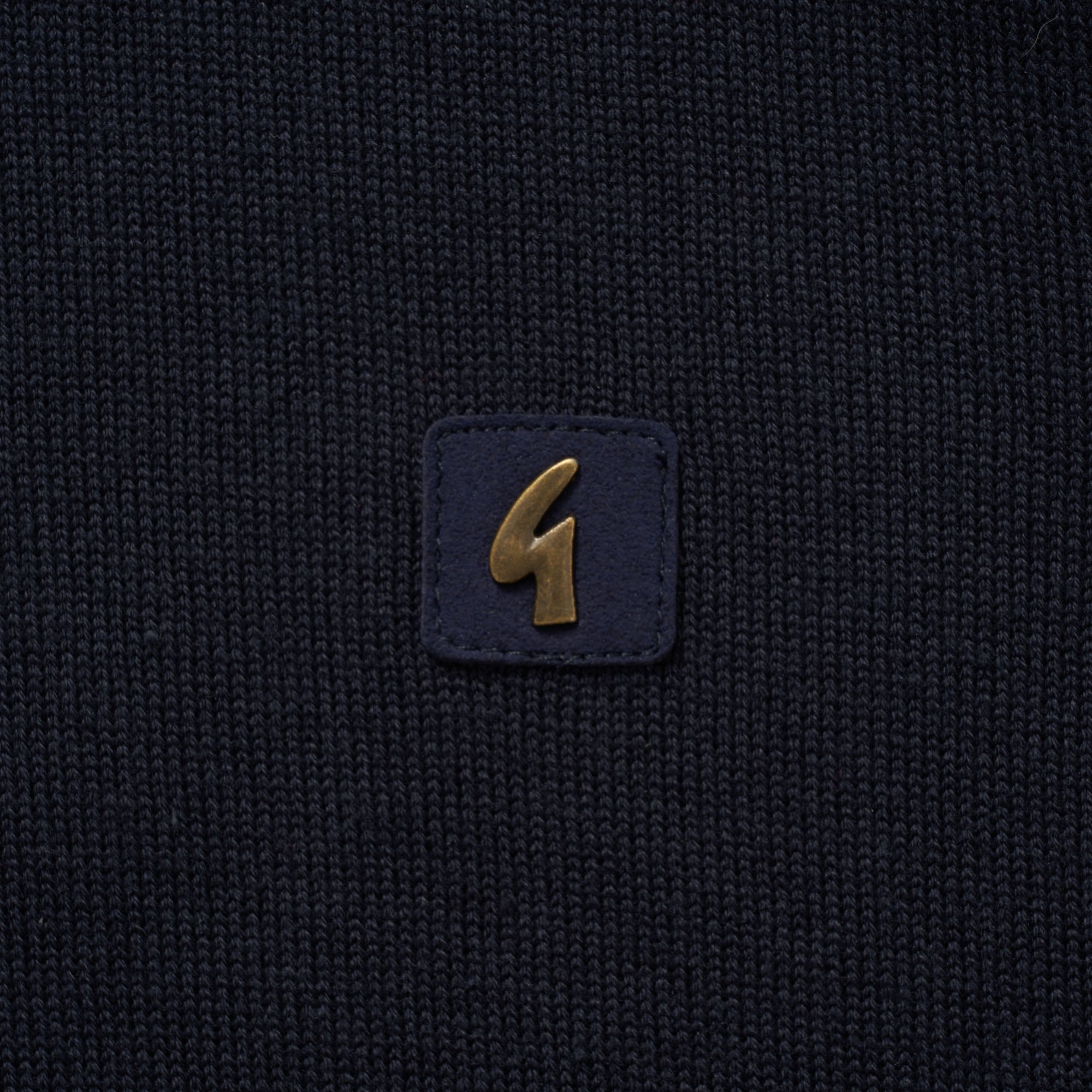 Gabicci Vintage Jackson Knitted Polo Shirt - Navy