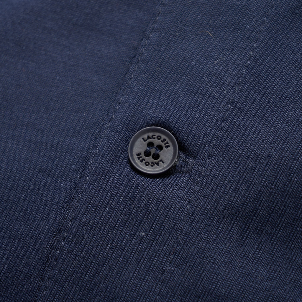 Lacoste Marine Henley Neck Pima Cotton Jersey