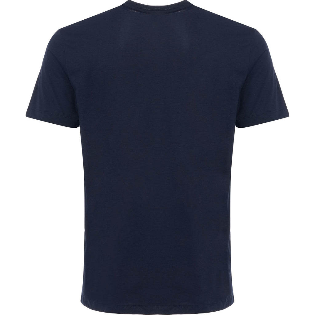 Lacoste Marine Henley Neck Pima Cotton Jersey