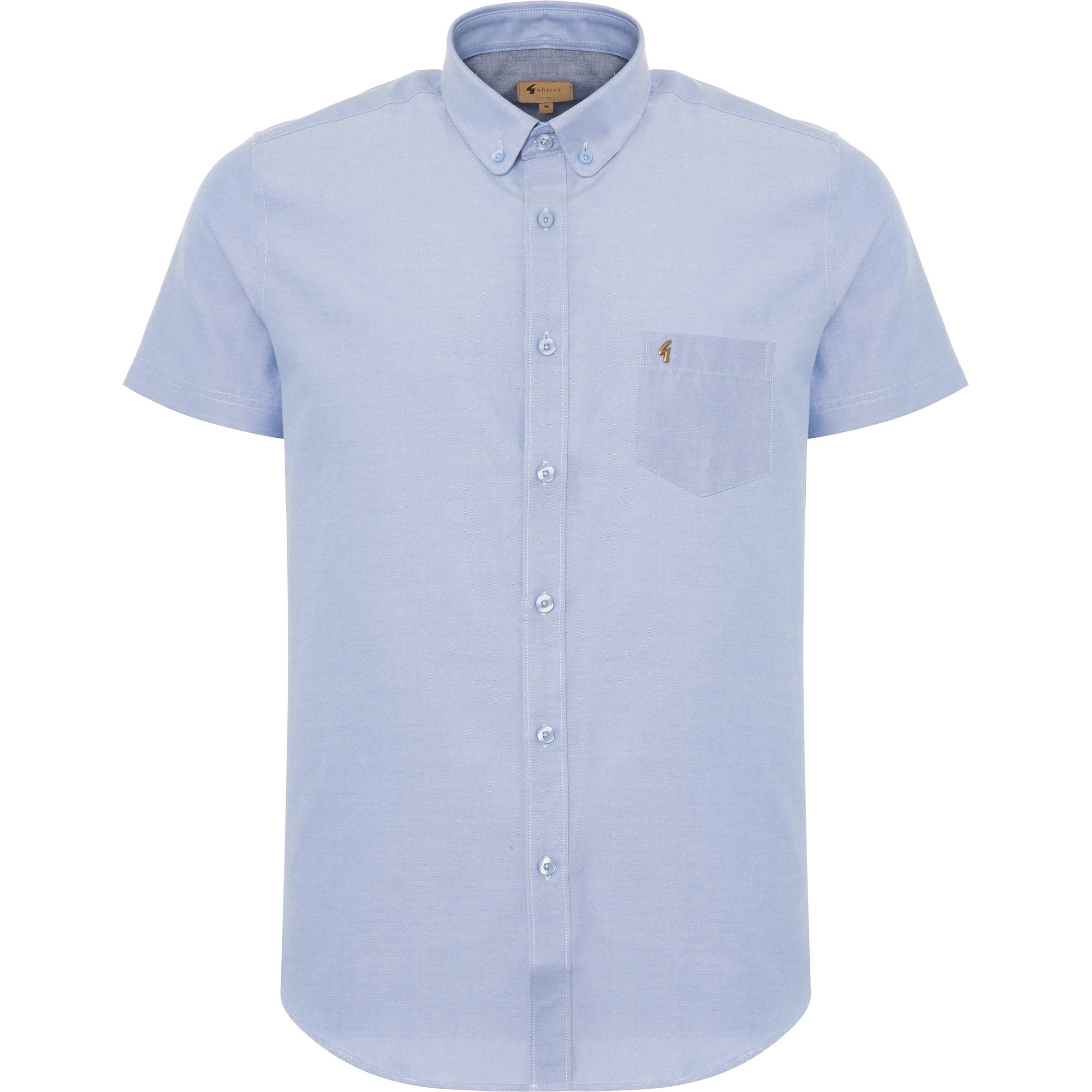 Gabicci Vintage Ocean Camber Oxford Shirt - Ocean