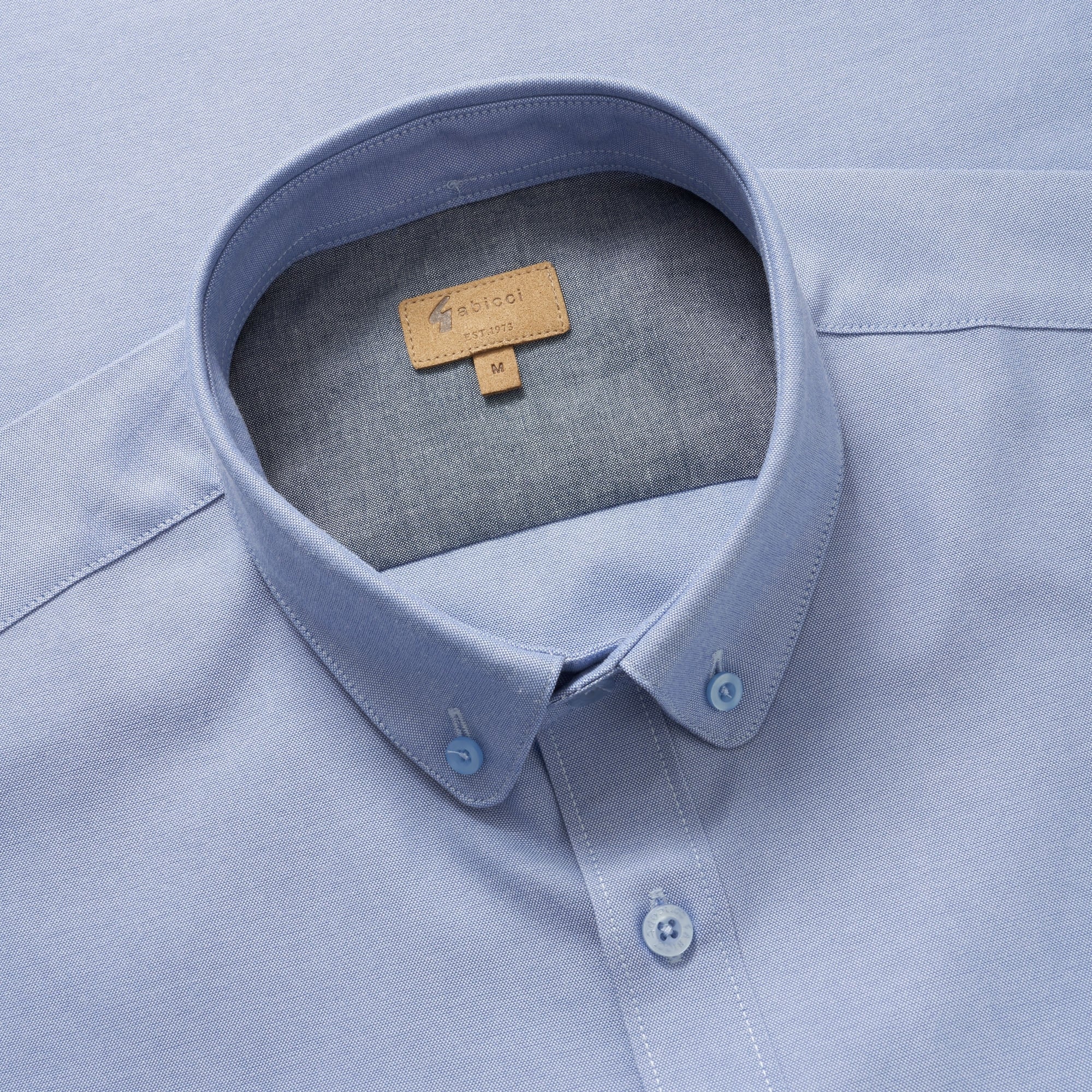 Gabicci Vintage Ocean Camber Oxford Shirt - Ocean