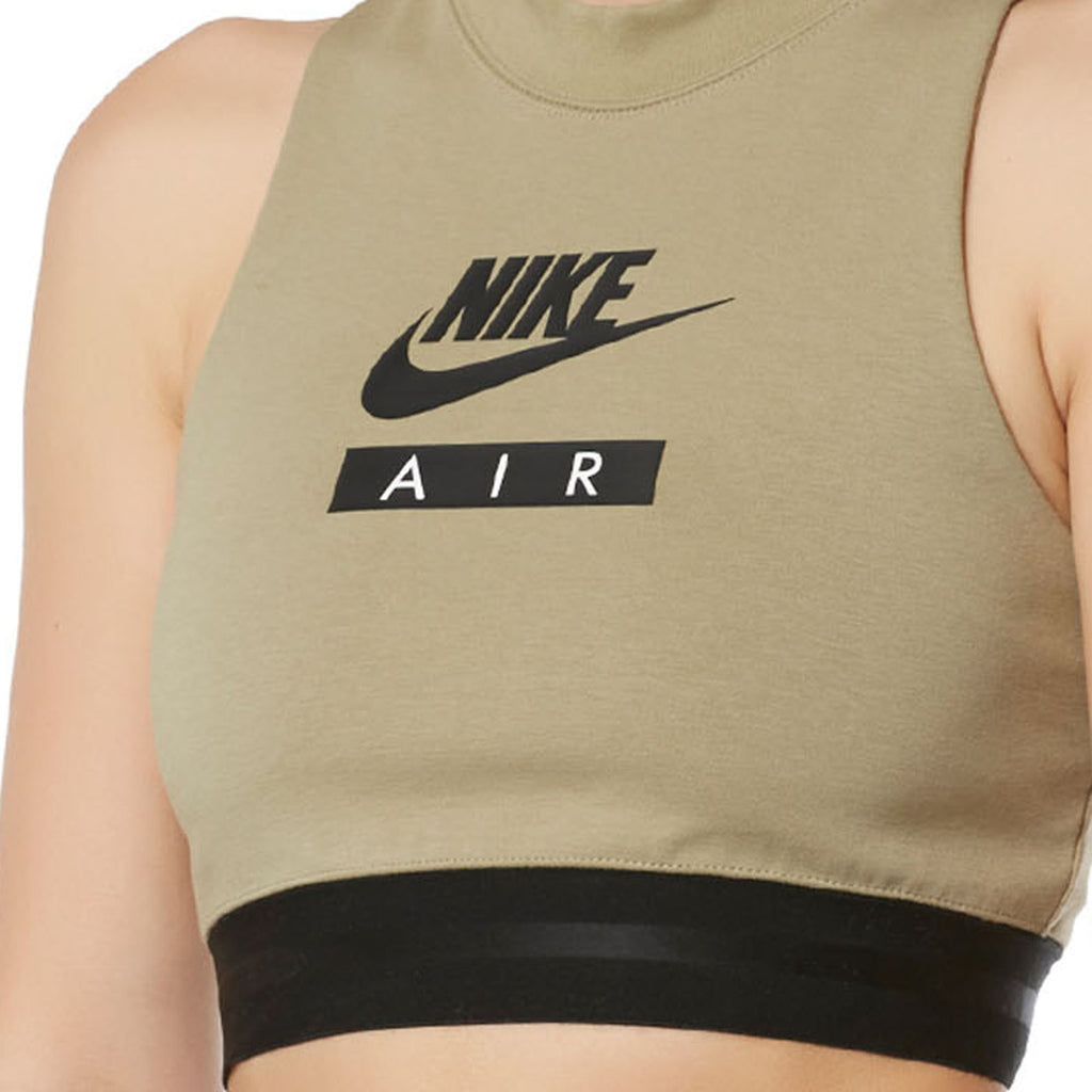 Nike Womens Olive Air Crop Top
