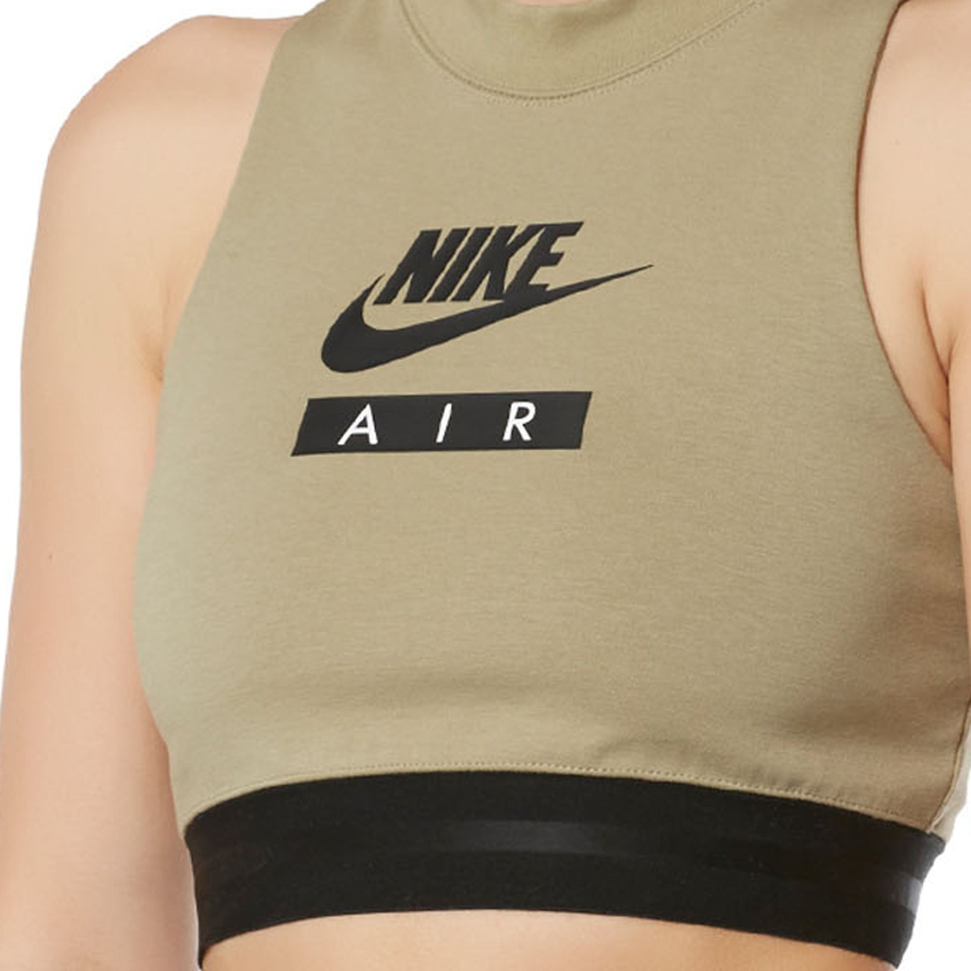 Nike Womens Olive Air Crop Top