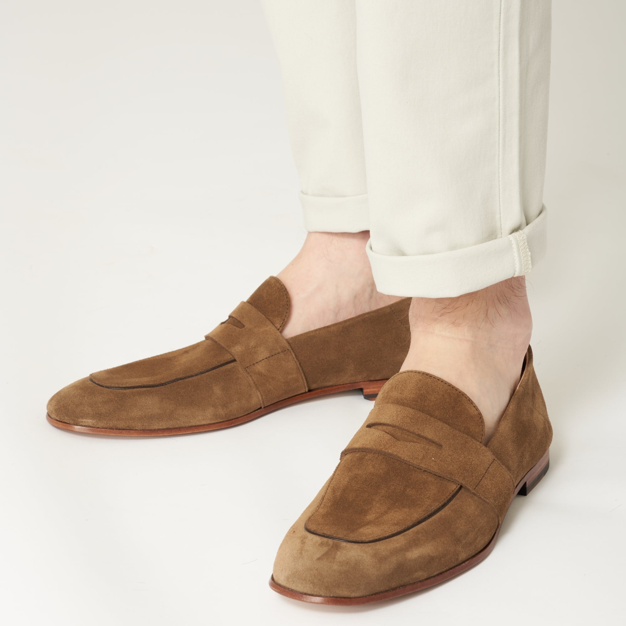Boss Suede Safari Loafer - Brown