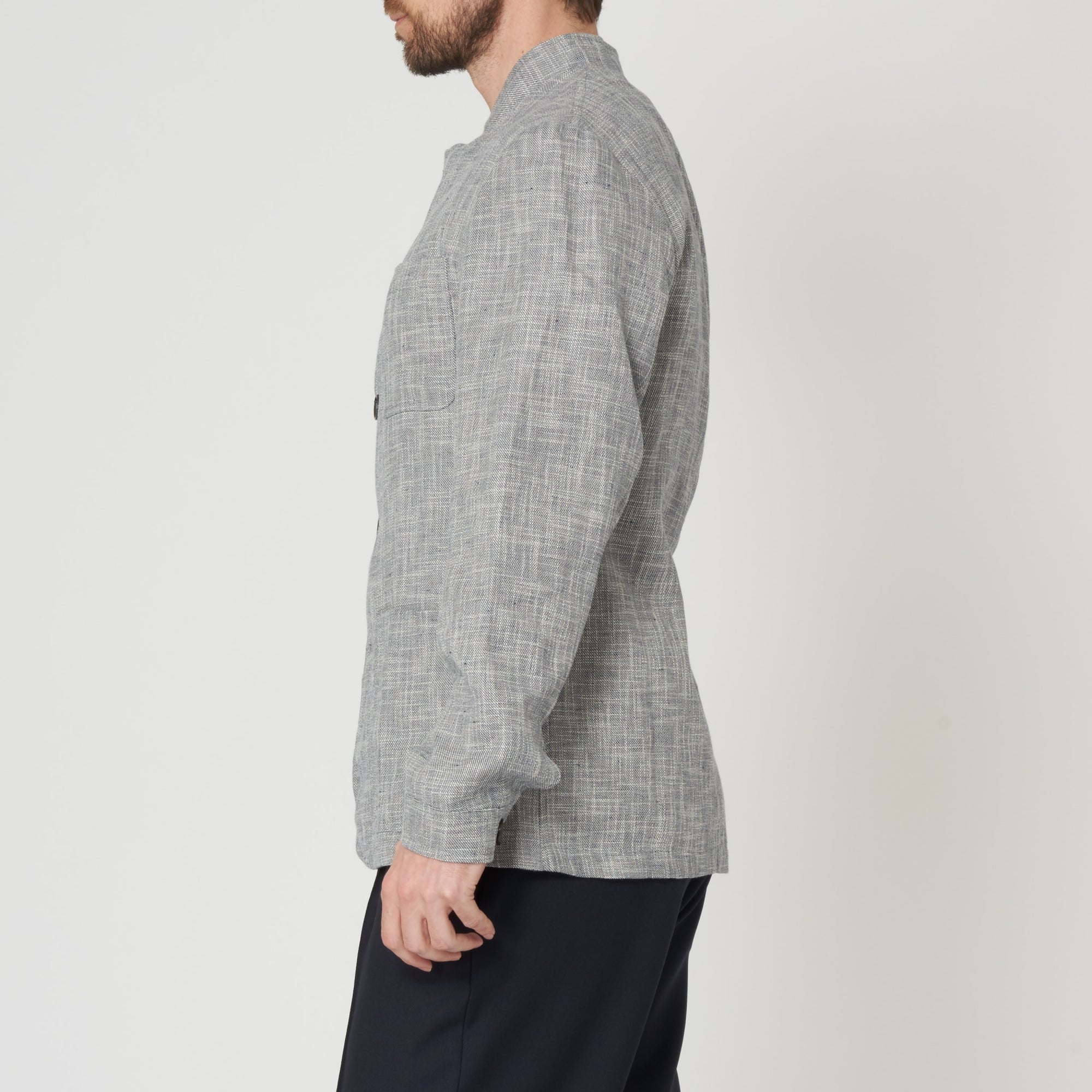 Oliver Spencer Theobald Jacket - Navy & Ecru
