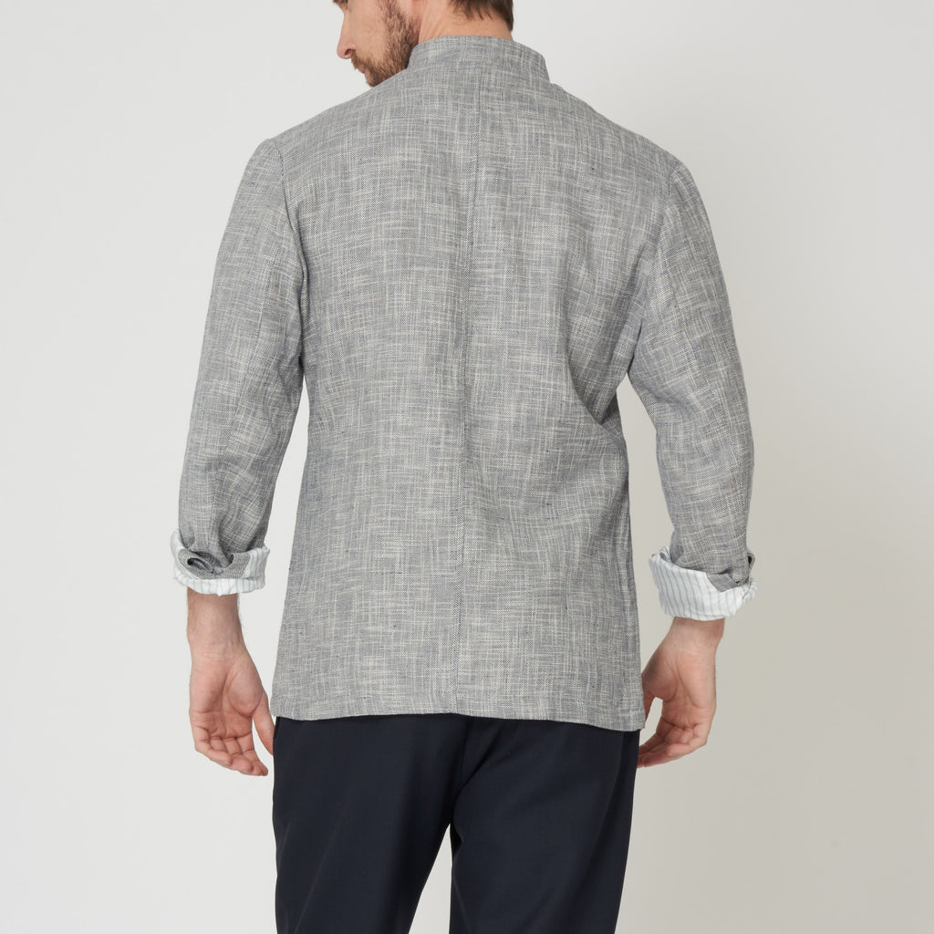Oliver Spencer Theobald Jacket - Navy & Ecru
