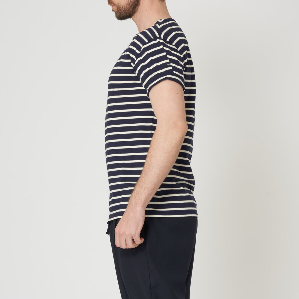 Navy & Natural Theviec Breton Sailor Shirt