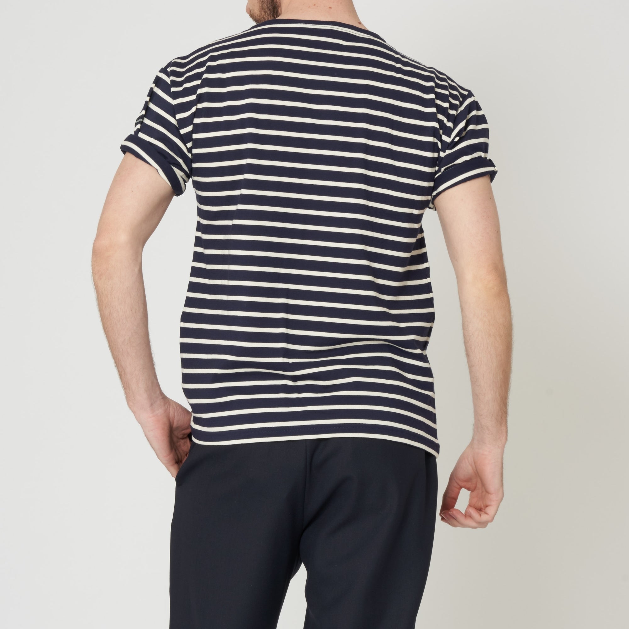 Navy & Natural Theviec Breton Sailor Shirt
