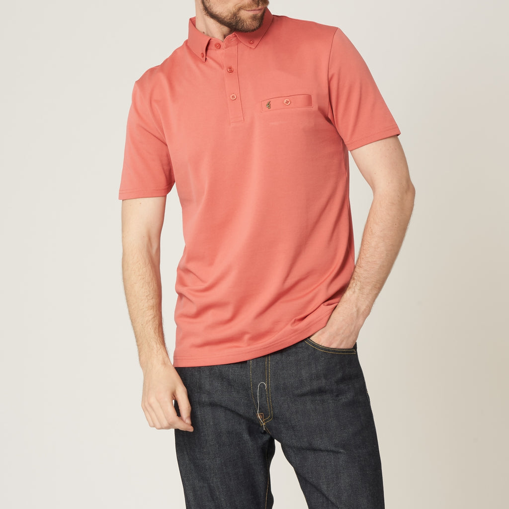 Gabicci Vintage Flamingo Ladro Polo Shirt