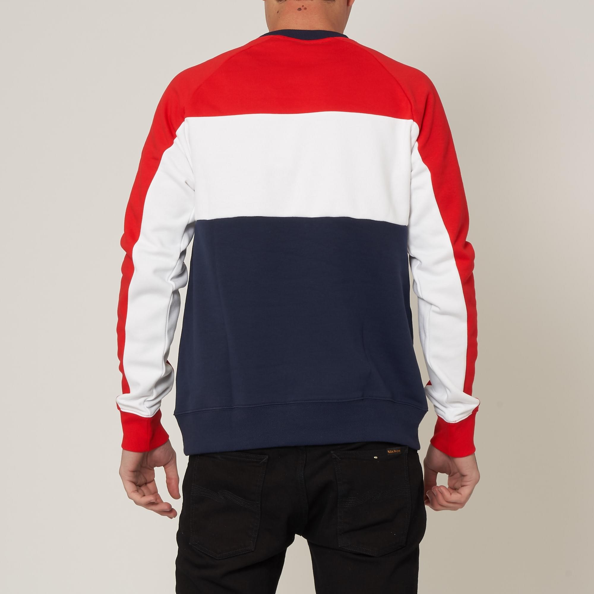 Fila Vintage Peacoat & Red Layton Sweatshirt