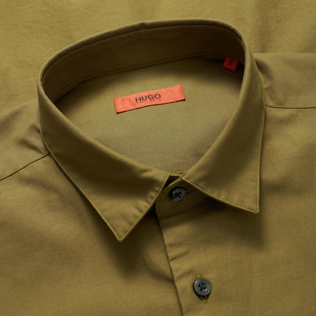 HUGO Dark Green Elever Shirt