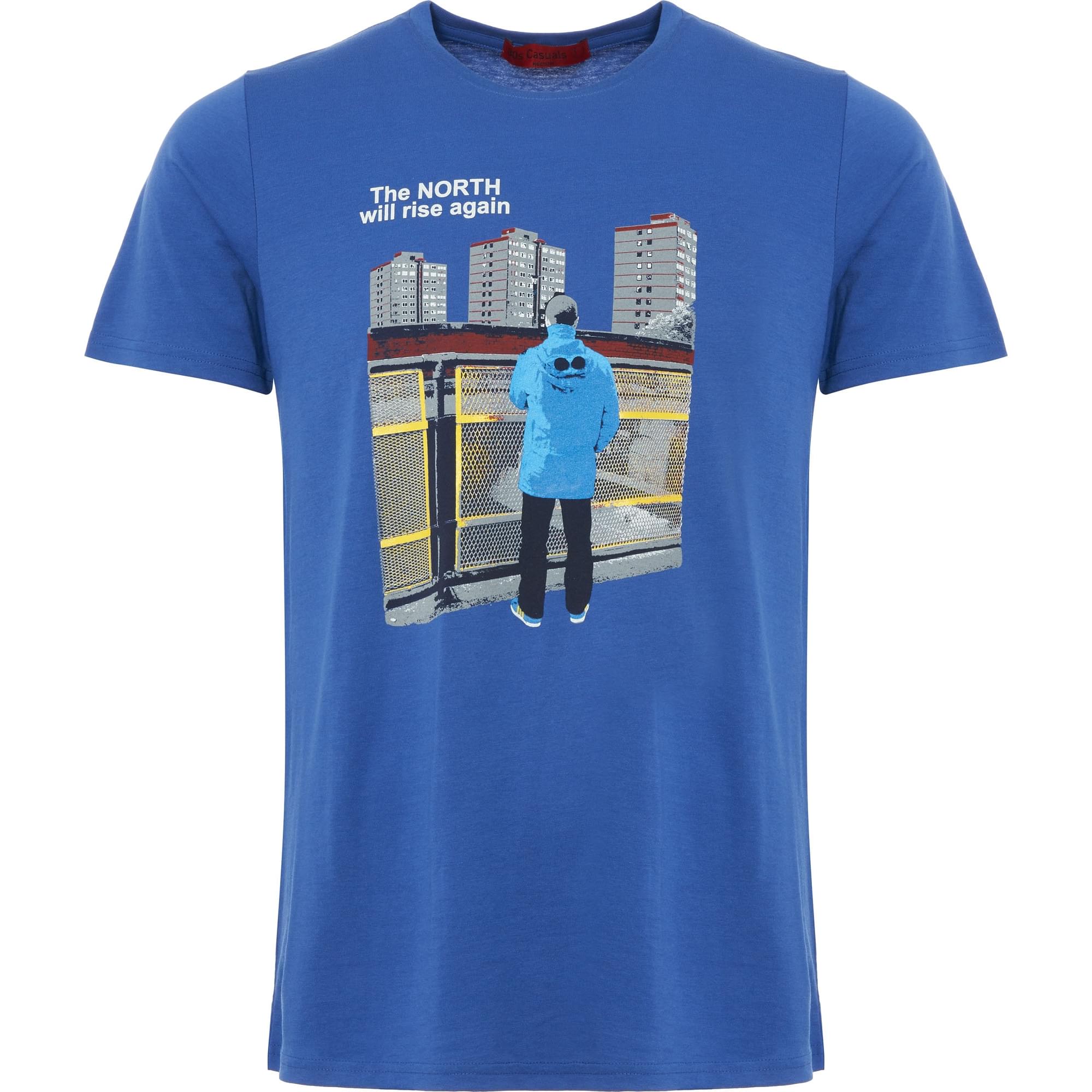 80's Casuals Blue The North Will Rise Again T-Shirt