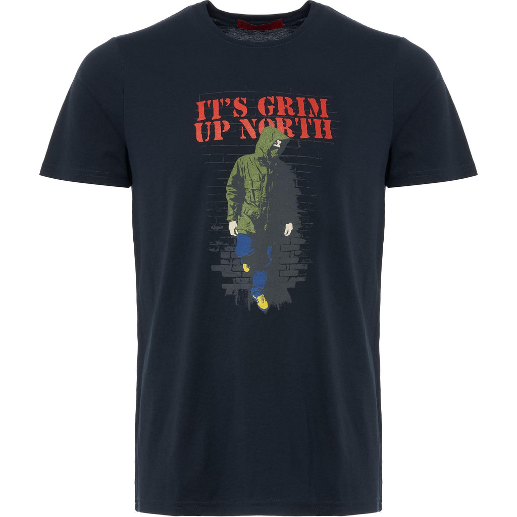 80's Casuals Navy Grim Up North T-Shirt