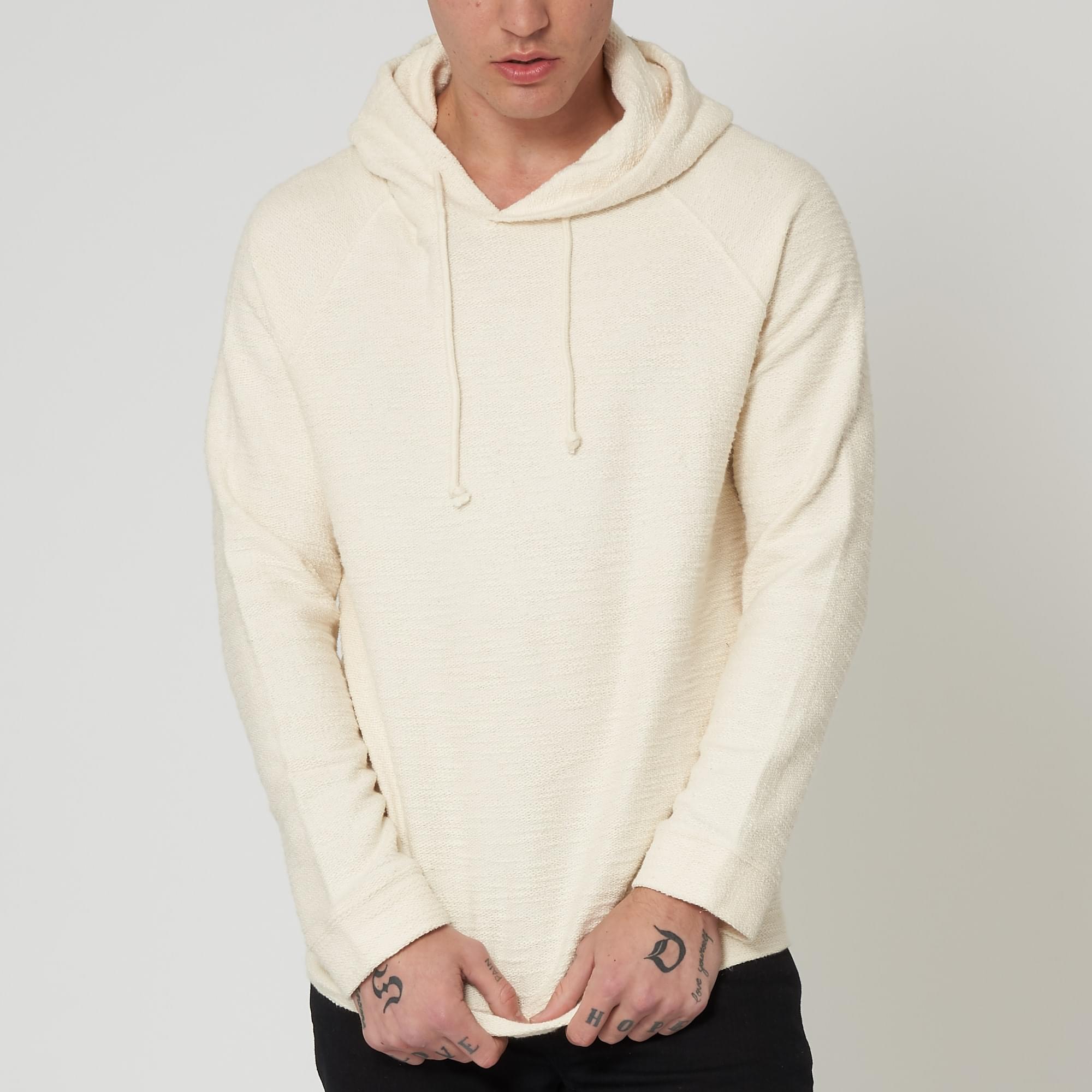 Human Scales Natural White Hans Hoodie