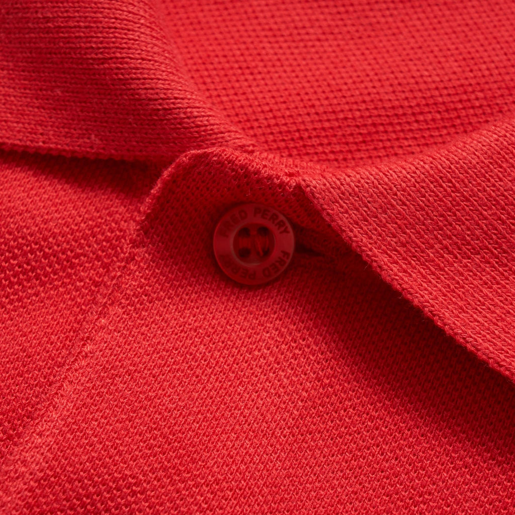 Fred Perry Red Belgium Twin Tipped Polo Shirt