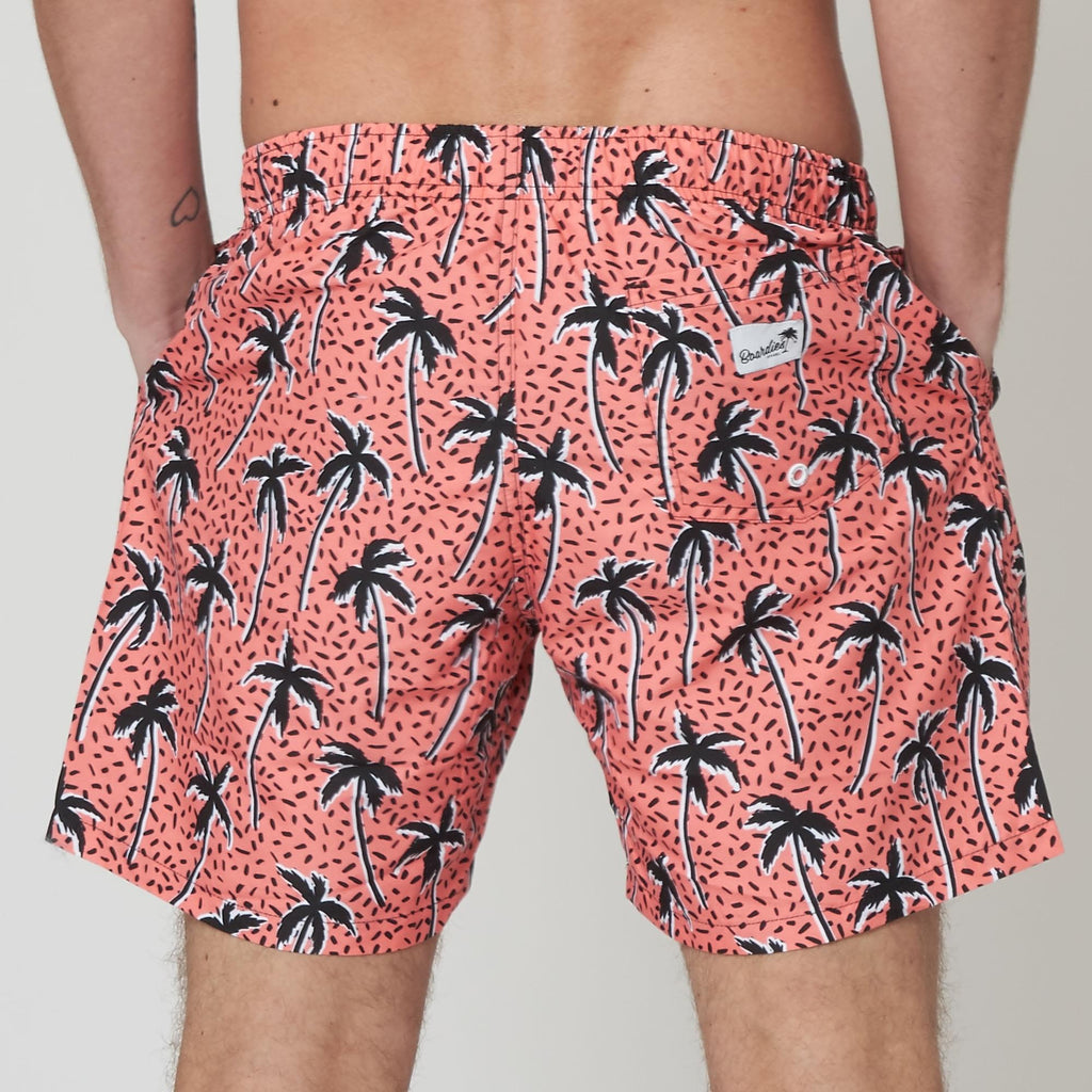 Boardies® Red Flair Palm Swim Shorts