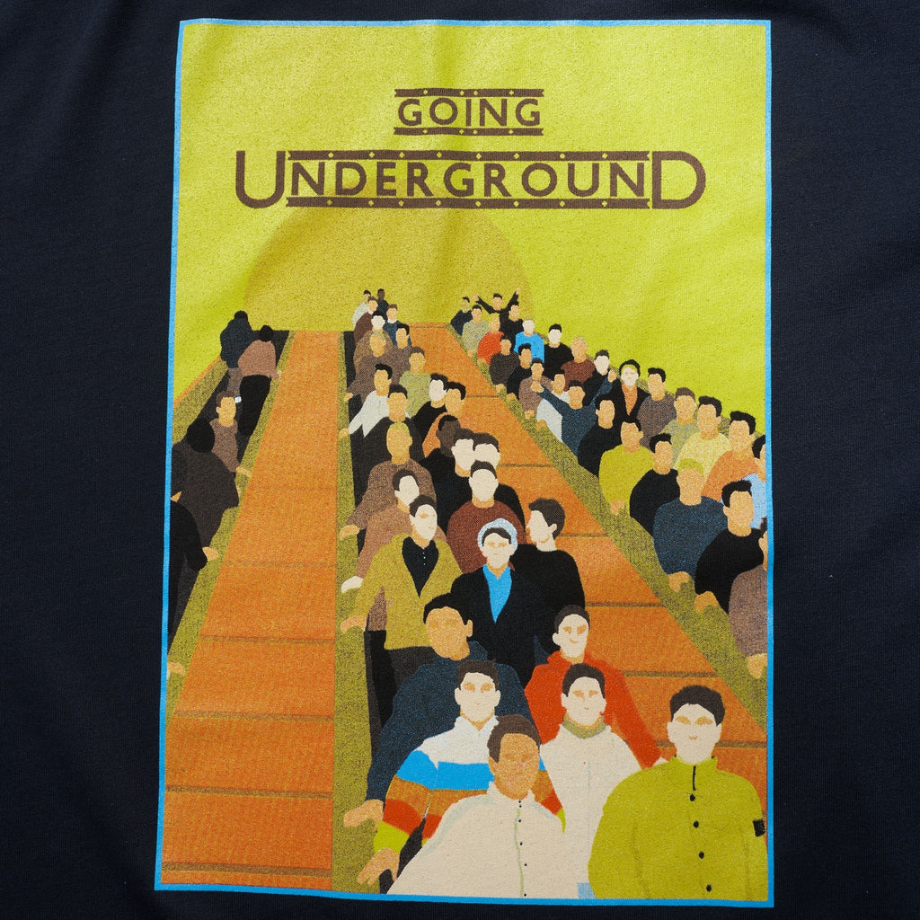 80's Casuals Navy Underground T-Shirt