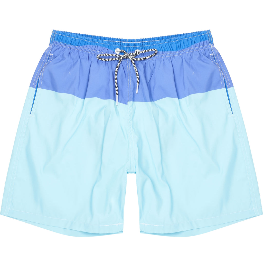 Boardies® Blue Thick Stripe Swim Shorts