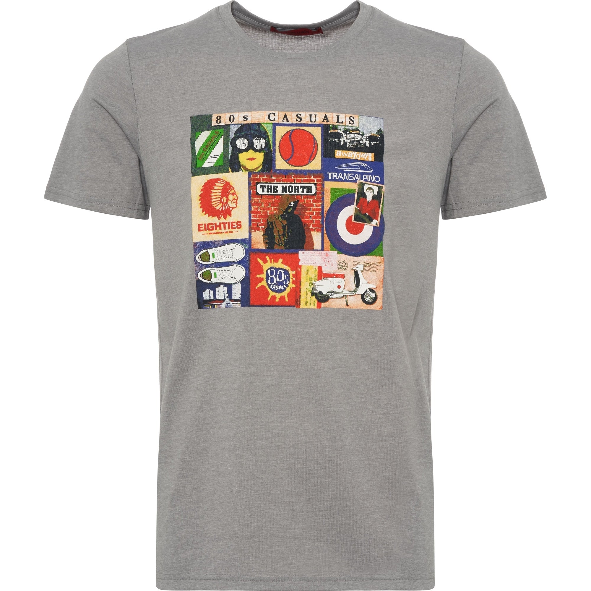 80's Casuals Grey Sources of 80's Casuals T-Shirt