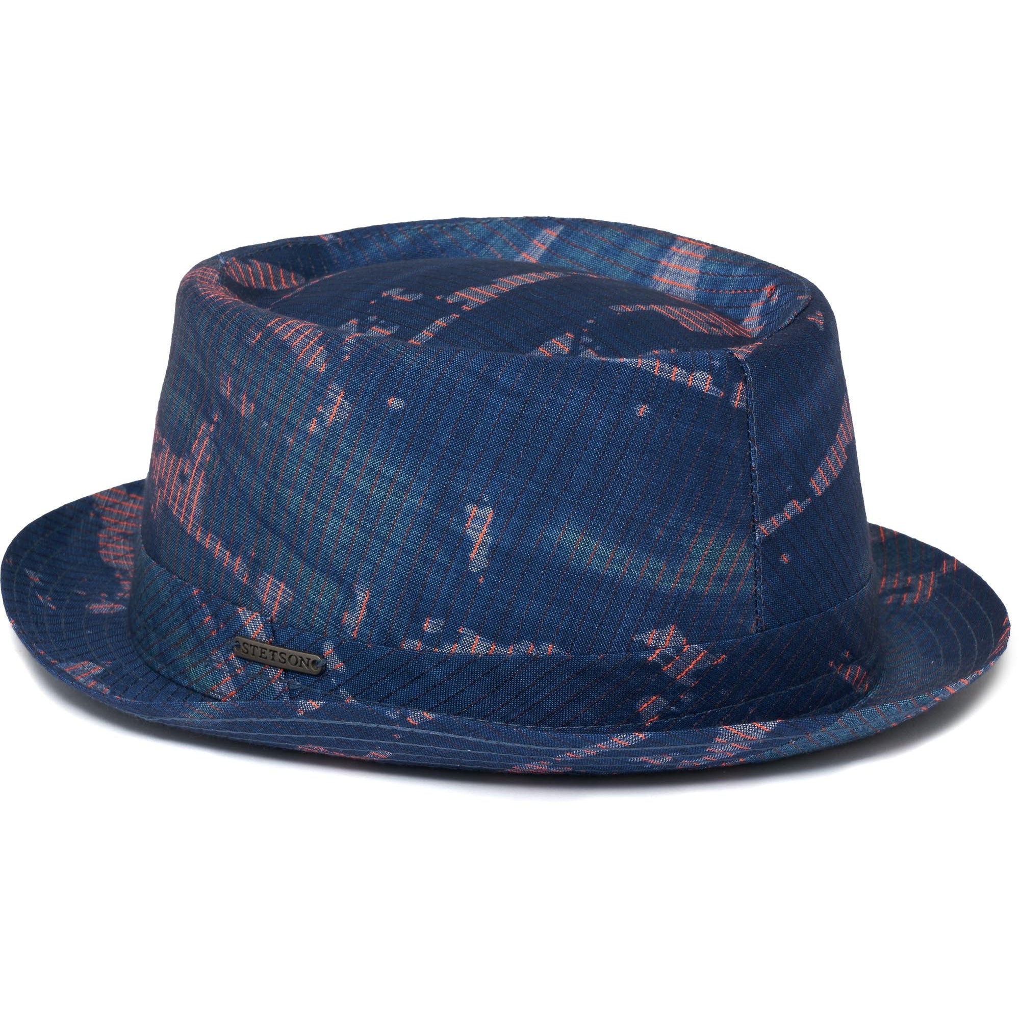 Stetson Hats Pork Pie Hat- Blue