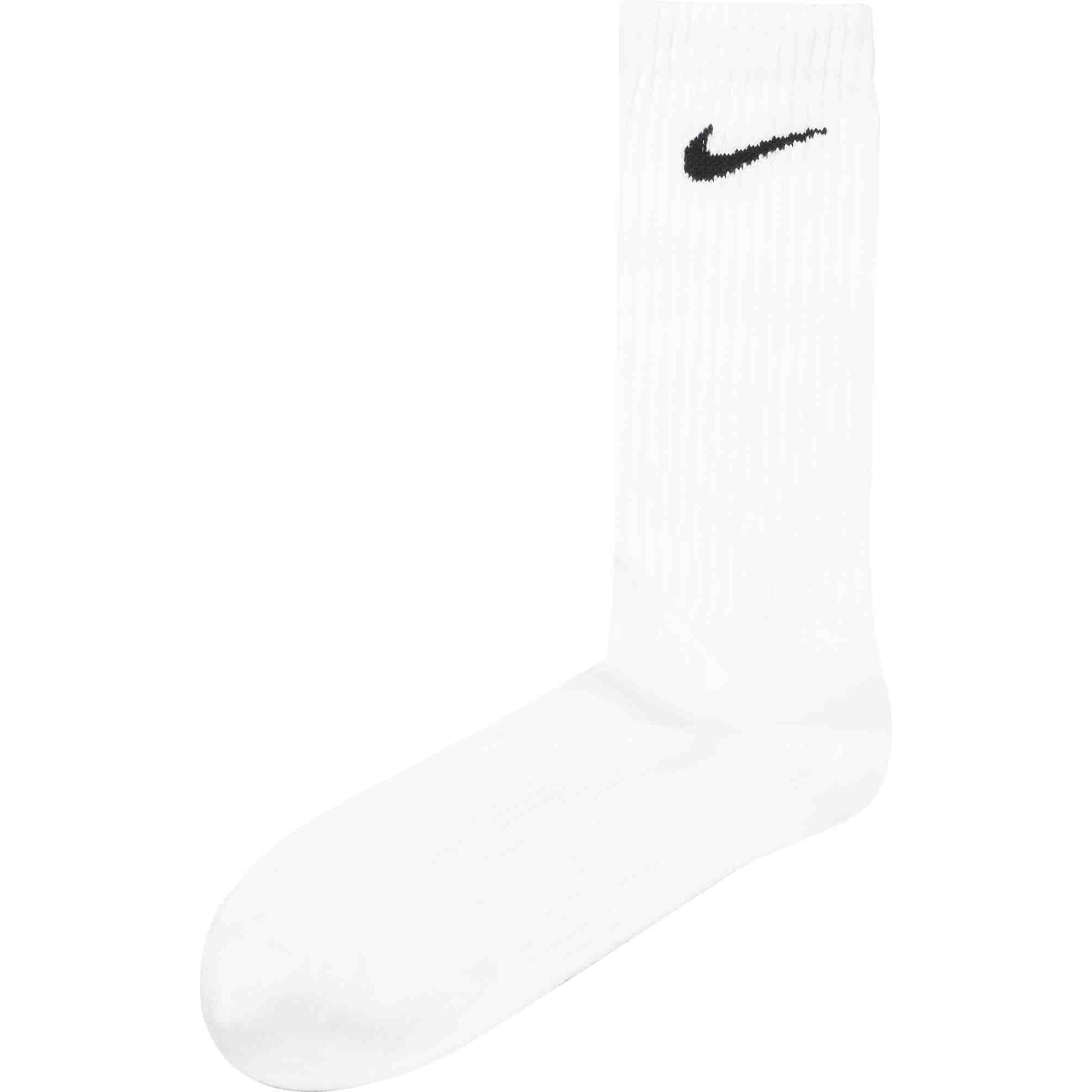 Nike White Logo Socks - 3PK